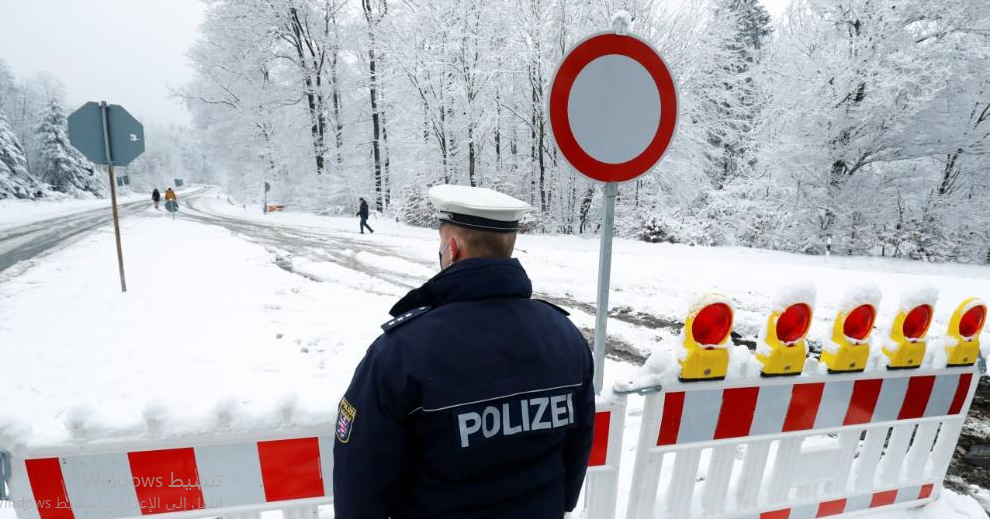الشرطة تطوق مناطق التزلج في ألمانيا