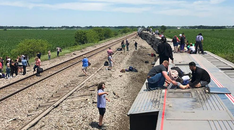 ثلاثة قتلى في حادث قطار بالولايات المتحدة